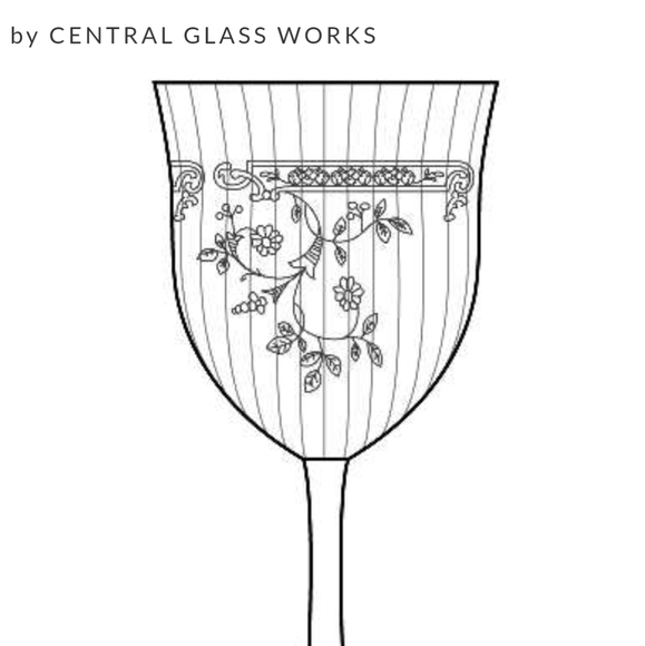 Antique 1880's/90's Needle Etched Rare 2" Sherry Glasses by Central Glass Works - Picture 10 of 10